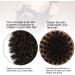Boar Bristles Beard BrushSmall and Round Wood Beard Brush -Light Weight Black Walnut Wood Beard Brush for Men(1#) - Buy Online on GoSupps.com