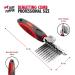 Tuff Pupper Detangling Comb | Dematting Tool for Dogs & Cats | Safely Remove Knots and Mats | Ergonomic Handle for Precision Control - Buy Online on GoSupps.com