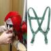 Yuehuam parrot flying leash 120cm adjustable bird dishes anti-bite traction training flight cable for parrots African gray cockatu reptiles lizard conure