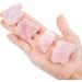 1lb Bulk Rose Quartz Rough Stones - Natural Raw Stones for Tumbling, Cabbing, Decoration - Wicca & Reiki Pink - Buy Online on GoSupps.com