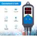 Inkbird ITC-306A WiFi Temperature Controller - 120V1200W Aquarium Thermostat Heater Controller with Two Probes for Reptiles & Hatching - Buy Online on GoSupps.com