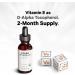 Codeage Liquid Vitamin E+ - USDA-Certified Organic Vitamin E - 2-Month Supply - D-Alpha Tocopherol Acetate Organic MCT Oil Orange Fruit Oil Unflavored Non-GMO Vegan Gluten-Free 2 fl oz - Buy Online on GoSupps.com