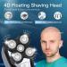 5-in-1 Electric Head Shaver for Bald Men - Waterproof Wet Dry Razor for Head and Face Shaving - Rechargeable USB Rotary Shaver - Buy Online on GoSupps.com