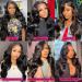 24 Inch Body Wave Human Hair Lace Front Wig | Pre-Plucked 180% Density | HD Transparent Lace Frontal | Natural Color | for Black Women - Buy Online on GoSupps.com