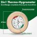 Nordholz Sauna Thermometer Hygrometer 2in1 - Accurate Temperature & Humidity Control | Premium Sauna Accessories for a Relaxing Atmosphere - Buy Online on GoSupps.com