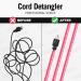 CORD DETANGLER for Curling Irons Hair Straighteners & Blow Dryers - 10-Feet Hot Pink | International Shipping Available - Buy Online on GoSupps.com