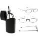 Eyekepper Folding Reading Glasses - Foldable Readers for Men & Women - +1.50 Strength - Black - Buy Online on GoSupps.com