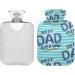 Hot Water Bottle with Cover - Blue Striped 2L | Pain Relief & Headache Relief Hot Water Bag - Buy Online on GoSupps.com