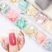 12 Colors 3D Irregular Nail Art Abalone Slices Colorful Nail Art For Shell UV Gel Nail Sequ Nail Art Shell Slices CT30 - Buy Online on GoSupps.com