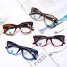 Oversized Blue Light Blocking Computer Reading Glasses - 4 Stylish Pairs for Men & Women UV Protection & Eye Strain Relief 1.5x Magnification - Buy Online on GoSupps.com