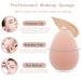 Wllhyf Mini Makeup Sponge Blender - 6 Pcs Soft Puff for Face & Body | Ideal for Foundation Powder & Highlight - Perfect for Dark Skin - Buy Online on GoSupps.com