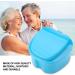 Buy Verdant Touch Denture Container | Light Blue Storage Box with Filter Screen | International Shipping Available - Buy Online on GoSupps.com