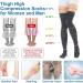 Ted Hose Compression Stockings - Thigh High Anti-Embolism Socks for Men & Women - 15-20 mmHg Compression - XXL White with Inspect Toe Hole - Buy Online on GoSupps.com