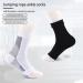 Wonjean Compression Socks for Men & Women | Sweat-Absorbing Breathable Orthopedic Elastic Heel | Black & White | L-XL - Buy Online on GoSupps.com