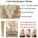 26 Ombre Colorful Synthetic Clip in Hair Extensions - Dark Brown/Ash Blonde - Full Head, 8Pcs 18Clips - 26 Inch - Buy Online on GoSupps.com