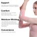 Elbow Support Brace for Men & Women | Compression Sleeve for Tennis & Golfer's Elbow | Pain Relief for Arthritis & Tendonitis - Small Black - Buy Online on GoSupps.com