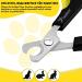 Candure Professional Claw Scissors for Dogs & Cats | High-Quality Nail Care with Safety Protection | Stainless Steel Claw Clippers & Files - Small (XS) Yellow - Buy Online on GoSupps.com