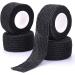 Self Adherent Wrap Tape - Medical Cohesive Bandages 6 Pack 1" x 5 Yards - Flexible Stretch Athletic Tape for Sports Injuries Sprains and Soreness (Black - Buy Online on GoSupps.com