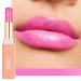 Oulac Moisturizing Shine Pink Lipstick 2 in 1 Glossy Bright Pink Tinted Lip Balm - 15Girl's Power Bright Pastel Pink - 0.07Oz