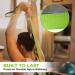 Gradient Fitness 12 Loop Stretching Strap 8ft with Neoprene Handles - Physical Therapy & Yoga Equipment for Leg Stretching - Green/Gray - Buy Online on GoSupps.com