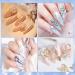 Biutee Rhinestone Glue Gel Set for Nail Art - 18ml Diamond Decoration Adhesive with Brush Pen and Mica Powder - LED Light Cure Needed - 6 Pcs - Buy Online on GoSupps.com