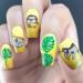 Whats Up Nails A015 Amazonian Cuddlers Stamping Plate Unique Nail Art Design Tool for Professional & DIY Enthusiasts | International Shipping Available - Buy Online on GoSupps.com