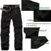 Women's Cotton Cargo Work Pants - 8 Pocket Military Army Combat Style | Black - Buy Online on GoSupps.com