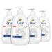 Dove Advanced Care Hand Wash Deep Moisture 4 Count for Soft Smooth Skin More Moisturizers than the Leading Ordinary Hand Soap 12 oz