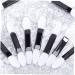 CIMAXIC 100pcs ladies suits EyeShadow Sponge Applicator eyeshadow brush kit Smudge brush Oval travel Patcher M White - Buy Online on GoSupps.com
