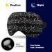 Musical Notes Sleep Mask - Adjustable Blindfold for Sleeping, Blocking Light - Ideal for Night, Travel, Nap - Men, Women - Buy Online on GoSupps.com
