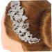 FRCOLOR Fashion Headwear Wedding Hair Clip Bridal Headpiece Bridal Hair Clip Rhinestone Headpiece Prom Hair Comb Crystal Headpiece Pearl Hair Clip Wedding Headdress Bride Fine Hair up - Buy Online on GoSupps.com