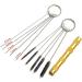 Uouteo Airbrush Nozzle & Needle Replacement Set with Cleaning Repair Tool - 0.2mm, 0.3mm, 0.5mm - 11 in 1 Kit - Buy Online on GoSupps.com