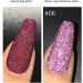 goforwealth Reflective Glitter Polish Soak Diamond UV Gel Nail LongLasting Gel Nail Polish Lacquer Shiny Natural 08 - Buy Online on GoSupps.com