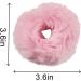 Venrodi Pink Fuzzy Scrunchies Halloween Pom Pom Hair Tie Furry Hair Elastics Bands Faux Fur Fluffy Ponytail Holder Hair Cute Accessories Women Girls - Buy Online on GoSupps.com
