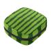 Green fruit-water melon patterns women's napkin storage bag portable period pocket for women teenagers girls menstrual cup pocket breastfeeding pillow holder