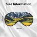 Shop Reusable Sleep Mask Eye Covers - Soft Blackout Eye Masks for Better Sleep & Travel Essentials | Sunflower Design - Buy Online on GoSupps.com