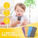 Cellphone Shape Baby Teething Toy - Soft Silicone Teether for Babies 0-12 Months (Grey) - Buy Online on GoSupps.com