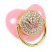 Buy Bling Silicone Baby Pacifier for 6-18 Months Ultra-Light & Soft Pink Soothing Nipple - Buy Online on GoSupps.com