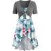 Siconght Women's Summer Dresses - Bowknot Top & Sunflower Print Two-Part Set - Shop Now! - Buy Online on GoSupps.com