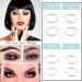 64 Pcs Cat Eyeliner Eyeshadow Stencil Stickers Eyeliner Stencils Stickers Eyeliner Stencil Cards Eyeliner Template Sticker for Smokey Eyes or Winged Eyeliner Quick Cat Eye Makeup Tool for Beginners - Buy Online on GoSupps.com