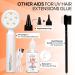 Premium Hair Extension UV Glue Kit - Waterproof & Mild 20g | Transparent Glue Remover & Brush for Perfect Hair Extensions - Buy Online on GoSupps.com