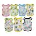 7 pieces of dog hirts breathable summer pet sweatshirts sweet dog clothing printed dog t-shirts puppy clothing for small and medium-sized dogs male dogs female dogs (L)