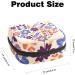 Womens Bonds Storage Pockets - Floral Heart Pattern Portable Period Kit | Feminine Product Bag for Women & Girls - Buy Online on GoSupps.com