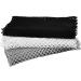 3 Pieces African Bath Sponge Net Sponge Exfoliating  Soft Body Scrubber for Skin Clean (Black  White  Grey)