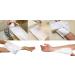 Medi-Inn+ Disposable Wash Gloves 75 g/m for Body & Intimate Care - 100 Pieces - One Size - International Shipping Available - Buy Online on GoSupps.com