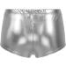 Linjinx Women's Silver PVC Shiny Booty Dance Shorts - X-Large - Buy Online on GoSupps.com