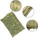 Hand-Woven Barley Ears Rabbit Grass Mat | Edible Stuff for Rabbits Guinea Pigs & Hamsters | 4 Pieces with Rose Ringflower & Forget-Me-Not Sticks - Buy Online on GoSupps.com