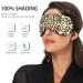 Leopard Print Sleep Mask | Soft & Comfortable Eye Mask for Men and Women | Adjustable Blindfold for Travel and Sleeping - Buy Online on GoSupps.com