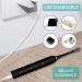 Sonic Electric Toothbrush USB Rechargeable with 4 Heads, 6 Modes & Timer - IPX7 Waterproof for Adults & Kids (Black) - Buy Online on GoSupps.com