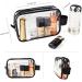 MOCOCITO Clear Toiletry Bag Set with 8 Bottles | EU & UK Approved | Black Hanging Toiletry Bag for Women & Men - Buy Online on GoSupps.com